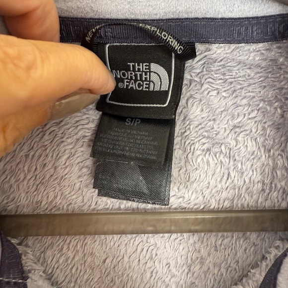 The North Face Fleece Jacket Womens S Light Purple/Gray Full Zip Osito Cozy Warm - Picture 9 of 10